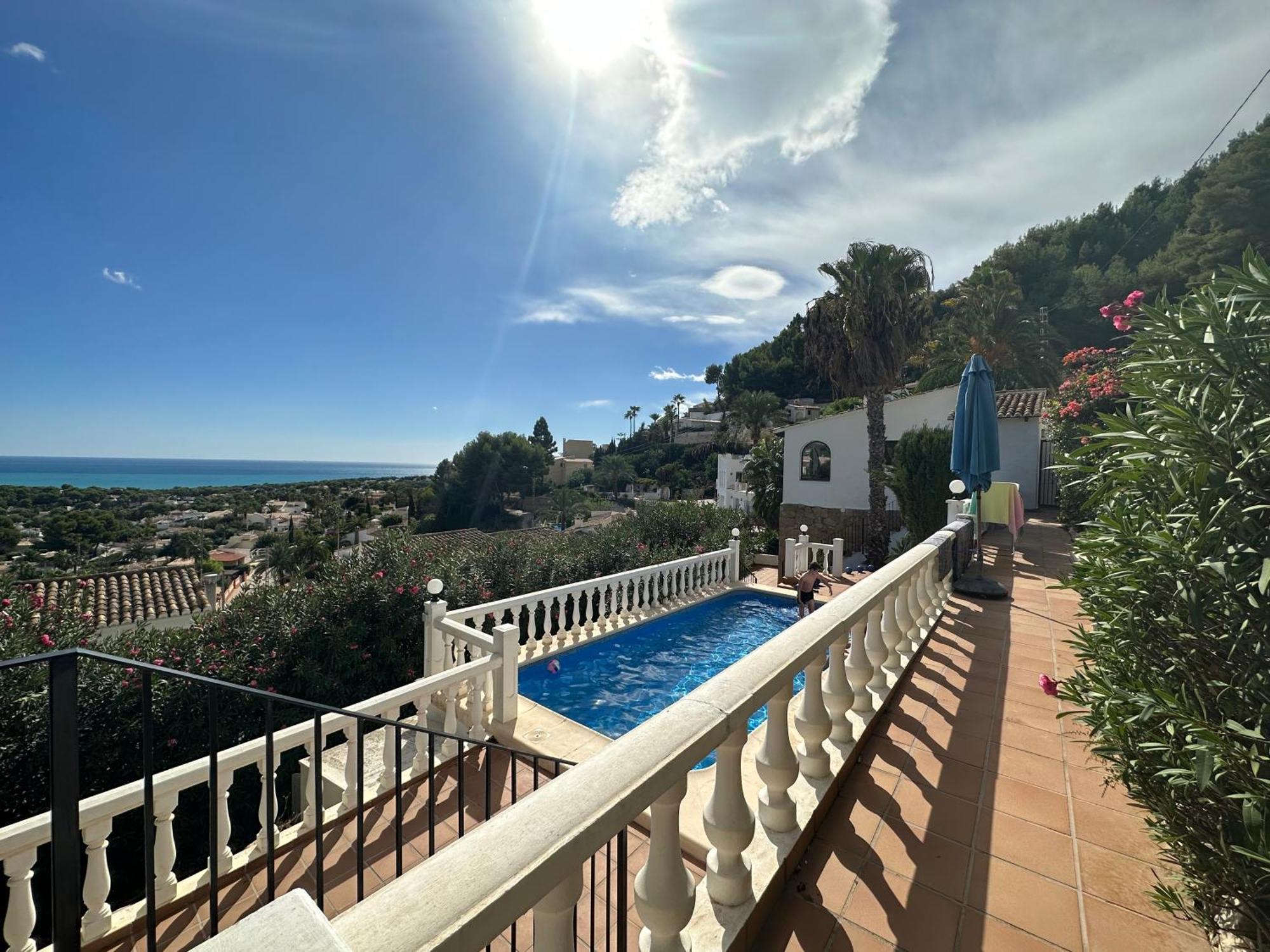 Casa Moya Moraira - Seaview Villa テウラーダ エクステリア 写真